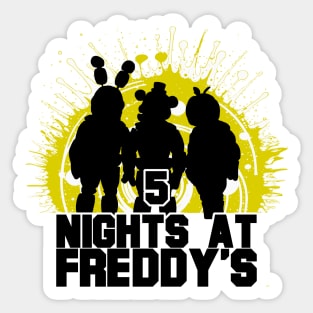 five nights at freddy's movie 2023 Josh Hutcherson graphic design Sticker